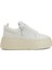 Beyaz Kadın Deri Sneaker 1