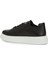 Siyah Kadın Deri Sneaker 3