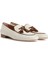 Ekru Püsküllü Kadın Loafer 2