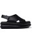Pelotas Flota Up Siyah Deri Kadın Spor Sandalet K201727-001 1