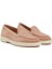 Pembe Kadın Deri Loafer 2