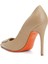 Bej Deri Stiletto 3