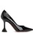 Siyah Deri Stiletto 1