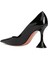 Siyah Deri Stiletto 3