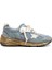 Dad Star Mavi Kadın Deri Sneaker 1