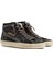 Slide Siyah Kadın Deri Bilek Boy Sneaker 2