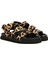 Leopar Kadın Deri Sandalet 2