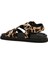 Leopar Kadın Deri Sandalet 3