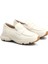Penny Bar Sporty Ekru Kadın Deri Sneaker 2