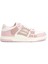 Beyaz Pembe Kadın Deri Sneaker 1