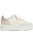 Orbit Vintage Pembe Beyaz Kadın Deri Sneaker 1