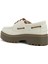 Strone Street Krem Kadın Deri Loafer 3
