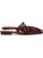 Big Bow Bordo Kadın Babet 1
