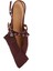 Big Bow Bordo Kadın Babet 4