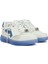 Beyaz Mavi Kadın Deri Sneaker 2