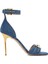 Safety Pin Mavi Kadın Denim Sandalet 1