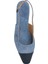 Tia Mavi Denim Dokulu Deri Babet 4