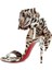 Leopar Kadın Ipek Sandalet 3