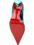 Miss Z Yeşil Deri Stiletto 5