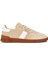 Bej Beyaz Kadın Deri Sneaker 1