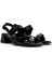 Kora Sandal Siyah Deri Kadın Topuklu Sandalet K201739-001 2