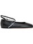 Siyah Silver Deri Babet 1