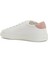 Beyaz Pudra Kadın Deri Sneaker 3
