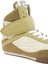 Bej Krem Kadın Deri Sneakers 5