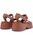 K201659-004 Tasha Kırmızı Kadın Spor Sandalet 3