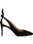 Bow Tie Siyah Süet Stiletto 1