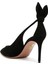 Bow Tie Siyah Süet Stiletto 3