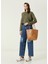 Puzzle Fold Tote Taba Kadın Deri Çanta 2