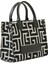 B-Army Small Tote Siyah Beyaz Kadın Çanta 3