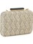 Siyah Bej Desenli Kadın Clutch 3