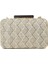 Siyah Bej Desenli Kadın Clutch 4