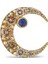 Celeste Medium Crescent Stud Kadın Altın Küpe 1