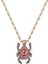 Scarab Pembe Safir Kadın Altın Bileklik 1