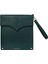 The Pendant Folio Yeşil Deri Unisex El Çantası 1