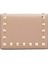 Small Rockstud Pudra Kadın Deri Cüzdan 1