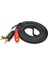 1.8 Metre 1.8mt Stereo Lale Kablo Ses Sistemi Kablosu Aux Rca Tv DVD Stereo 2 Rca Erkek Kablo 3.5mm 2