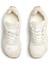 Ekru File Garnili Kadın Sneaker 4