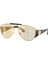 Light Gold Pilot Stil Unisex Güneş Gözlüğü 1