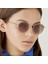 Xs Verona 6701 6 Oval Pembe Altın Unisex Güneş Gözlüğü 4