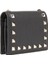 Rockstud Siyah Kadın Deri Cüzdan 2