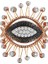 10TH Eye Eternal Vision Kadın Altın Serçe Yüzüğü 2
