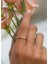 Sunshine Ring Diamond Citrine And Fire Opal 14 Ayar Yellow Gold Kadın Altın Yüzük 4