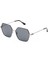Ds 2293 C2 Metal Geometrik Gri Kadın Güneş Gözlüğü 2