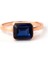 Bold Blue Sapphire Safir Taşlı 8 Ayar Altın Kadın Yüzük 1