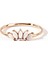Opal Crown Gold Ring 8 Ayar Rose Gold Kadın Altın Yüzük 1