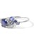 Cosmic Ring Diamond And Blue Sapphire 14 Ayar White Gold Kadın Altın Yüzük 1